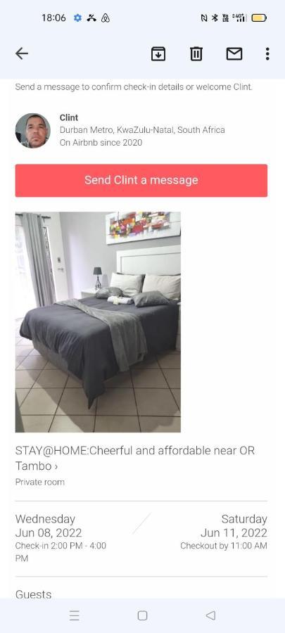 Stay At Home Airport Lodge Kempton Park Esterno foto